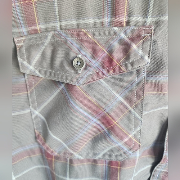 Royal Robbins Plaid 100% Polyester Mens Shirt Size Large - Picture 4 of 9